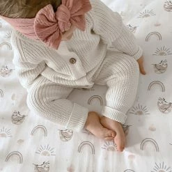 2pk Cot Fitted Sheets - Happy Sloth -Baby Jogger shop 9112127 1 96872.1661490610