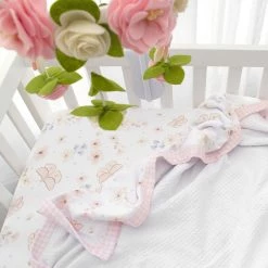 Cot Waffle Blanket - Butterfly Garden -Baby Jogger shop 9610125 1 84343.1662000780