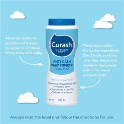 Curash Anti Rash Baby Powder 100G -Baby Jogger shop ADD4 800 73069.1676071964