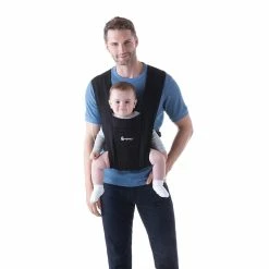 Ergobaby Embrace Newborn Baby Carrier Pure Black -Baby Jogger shop BCEMABLK 1 main 81475.1642392392
