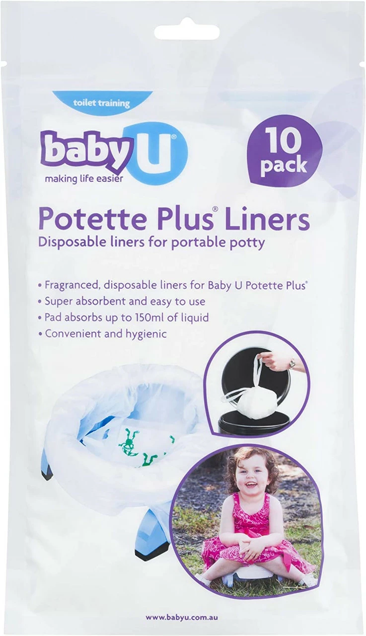 Baby U Potette Plus Liners 10 Pack 3 Baby U Potette Plus Liners 10 Pack