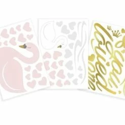 Living Textiles Removable Wall Decal Set - Swan Princess