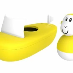 Matchstick Monkey Boat Set Yellow