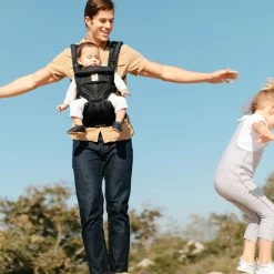 Ergobaby Omni 360 All Position Baby Carrier Cool Air Mesh - Onyx Black -Baby Jogger shop OMNI Cam Onyx Black 003 32363.1580442452