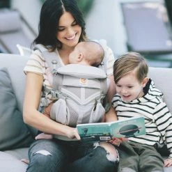 Ergobaby All Position Omni 360 Baby Carrier - Cool Air Mesh Pearl Grey