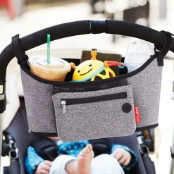 Skip Hop Grab & Go Stroller Organiser Heather Grey -Baby Jogger shop SH400301 5 78037.1642396024