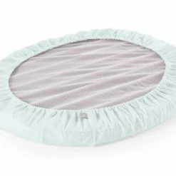 Stokke Sleepi Mini Fitted Sheet Powder Blue -Baby Jogger shop SleepiMini FittedSheet bottom PowderBlue 200206 0261 press 1 13576.1643607123