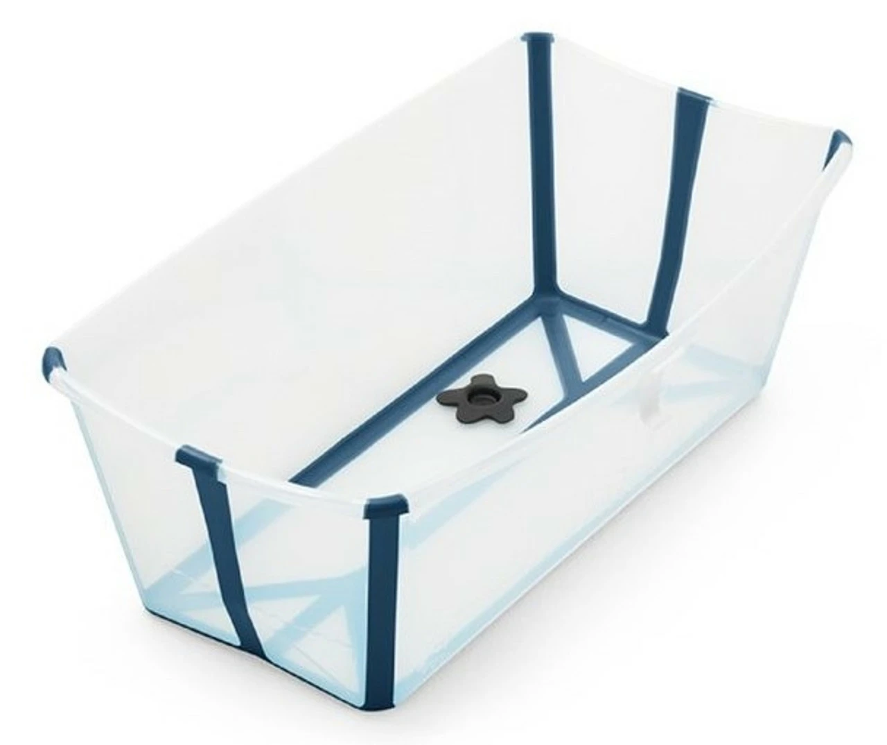 Stokke Flexi Bath V2 Transparent Blue 3 Stokke Flexi Bath V2 Transparent Blue