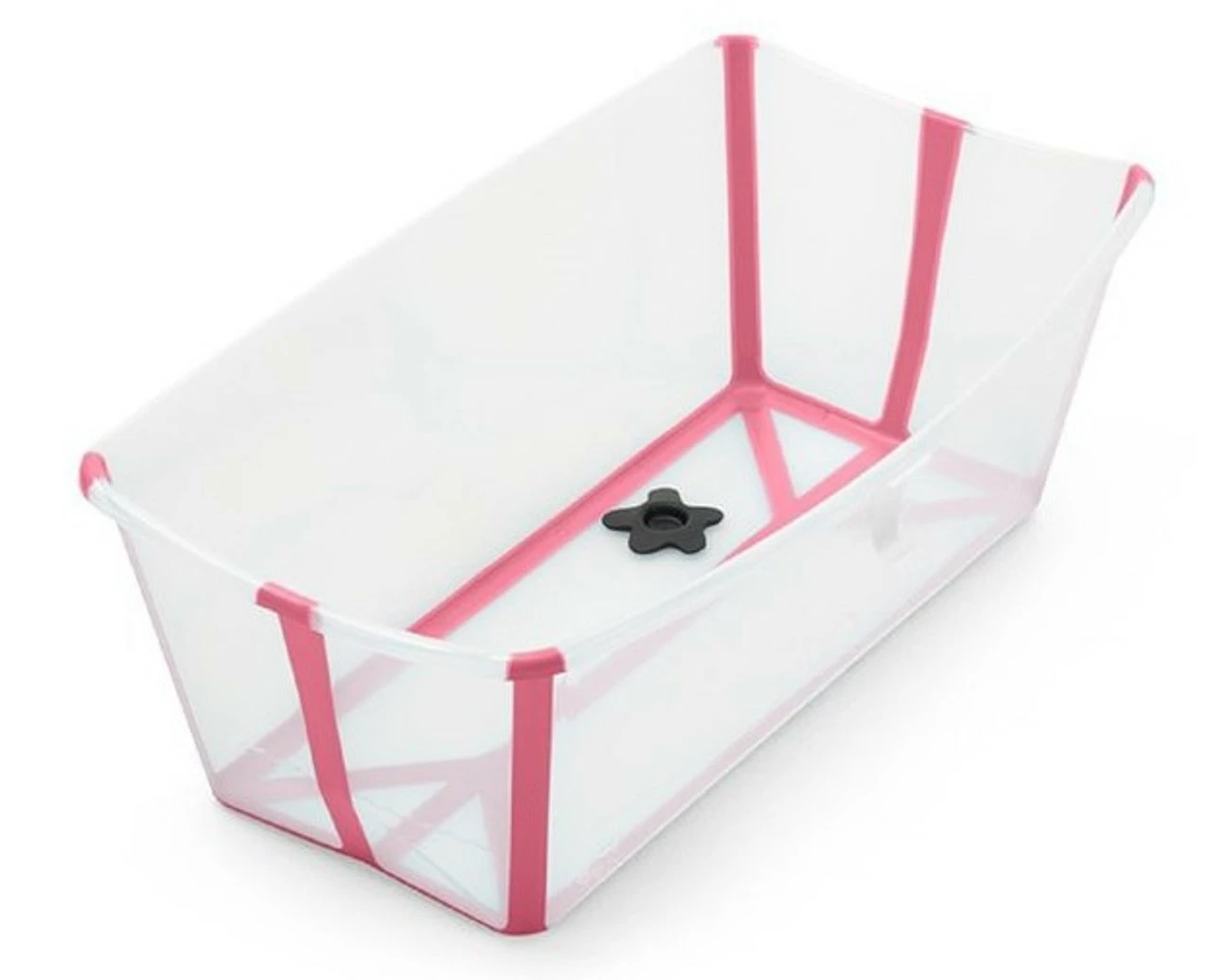 Stokke Flexi Bath V2 Transparent Pink 3 Stokke Flexi Bath V2 Transparent Pink