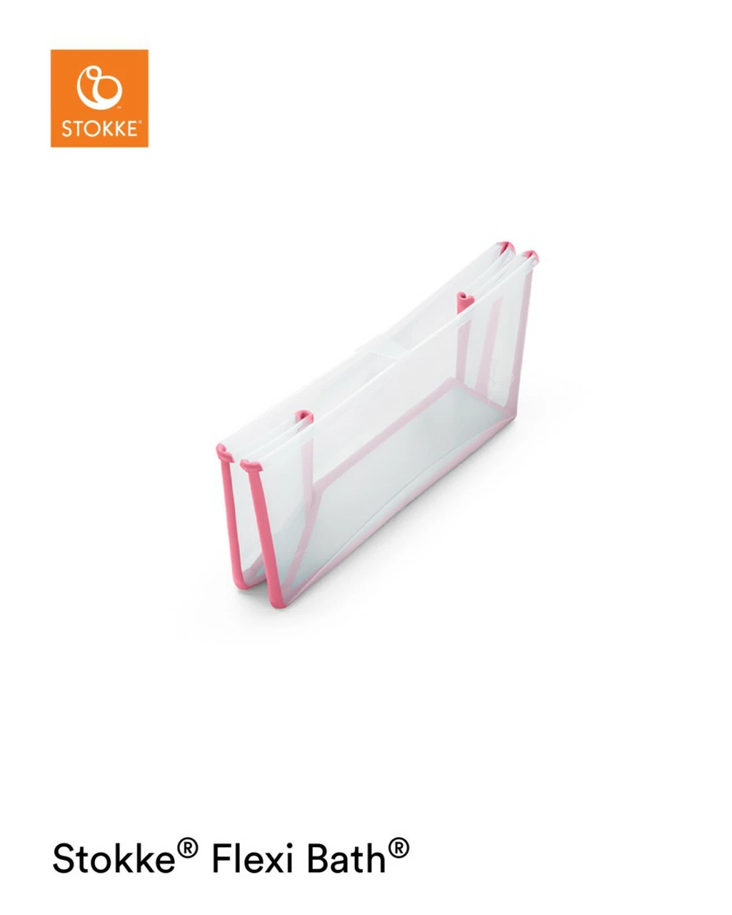 Stokke Flexi Bath V2 Transparent Pink 5 Stokke Flexi Bath V2 Transparent Pink - Image 3