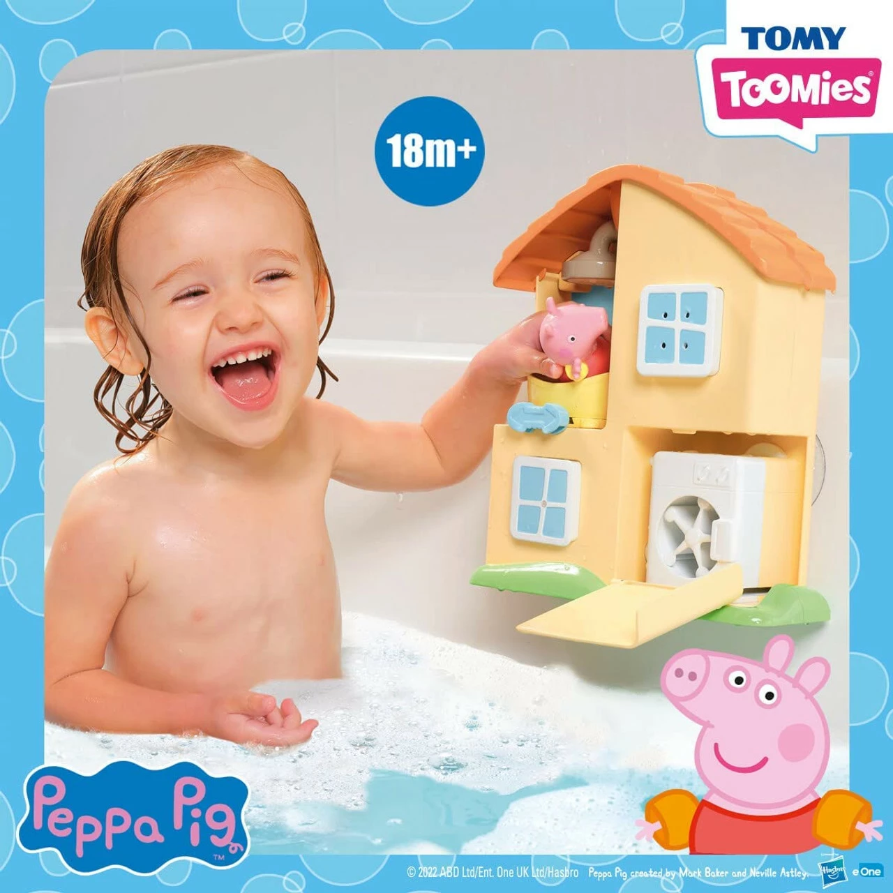 Tomy Toomies Peppa Pig Peppa's House Bath Playset 4 Tomy Toomies Peppa Pig Peppa's House Bath Playset - Image 2