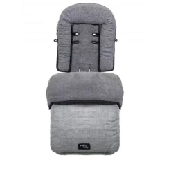 Valco Baby Snug Footmuff Grey Marle