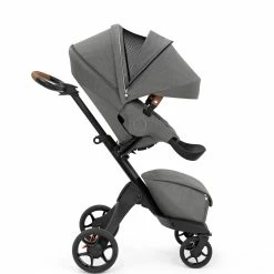 Stokke Xplory X Modern Grey Pram -Baby Jogger shop Xplory X ModernGrey SeatForward ExtCan VentOpen 200709 config2120 15593.1643600838