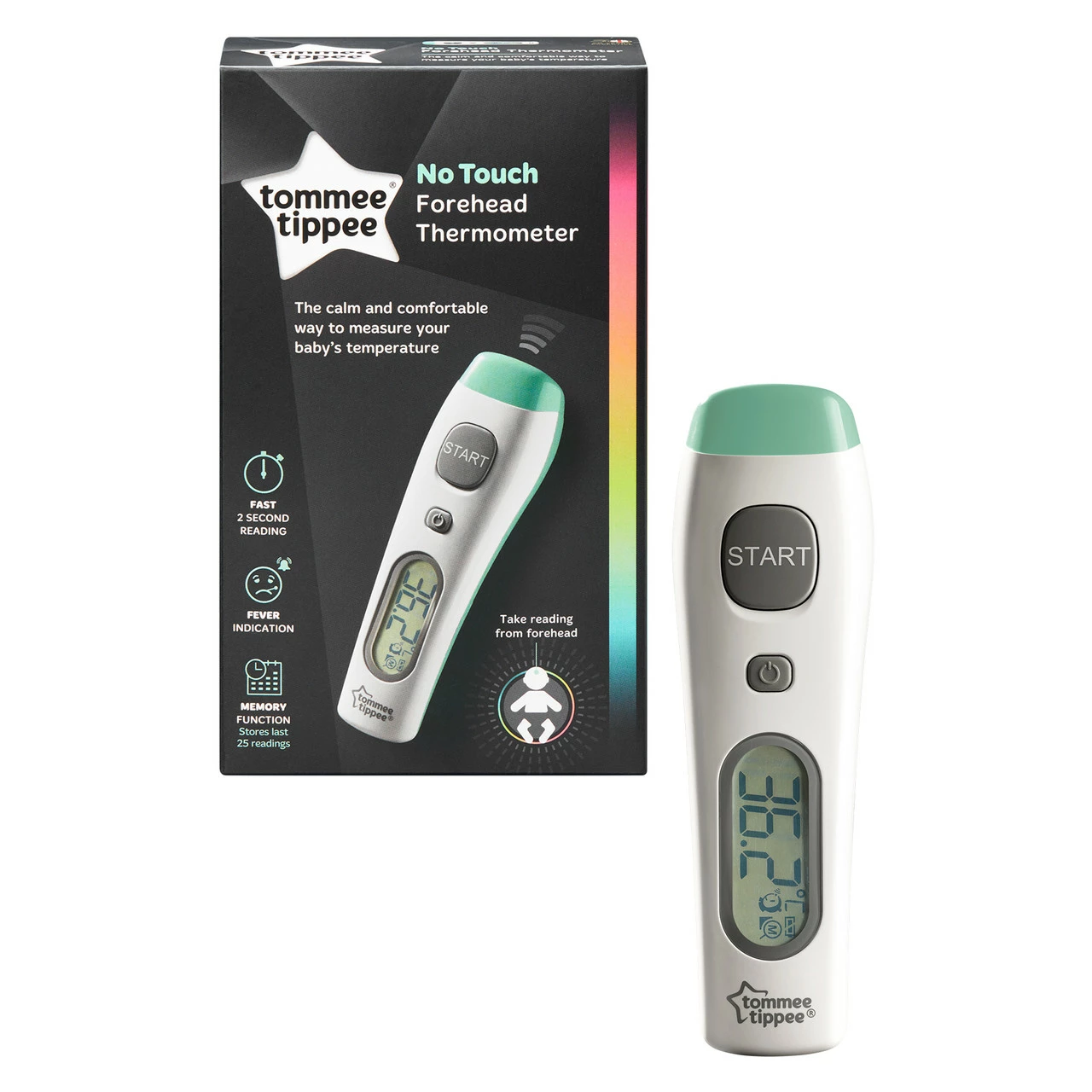 Tommee Tippee No Touch Digital Thermometer 5 Tommee Tippee No Touch Digital Thermometer - Image 3